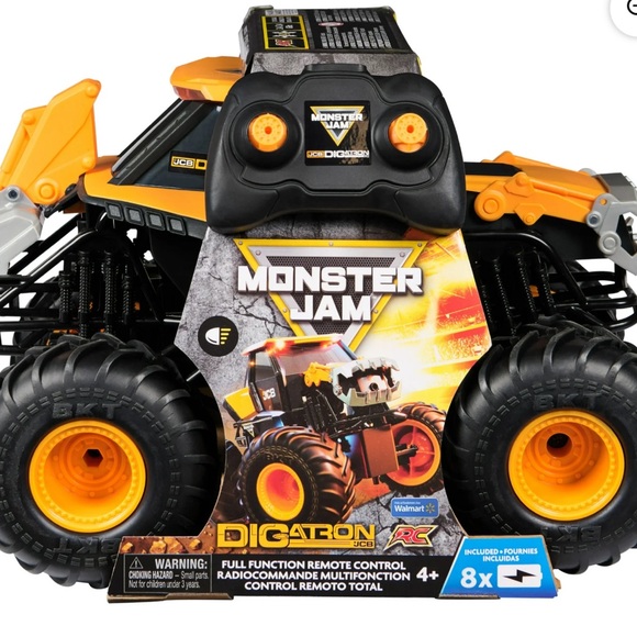 Monster Jam - JCB Digatron RC Monster Truck / Walmart Exclusive 1:15 Scale